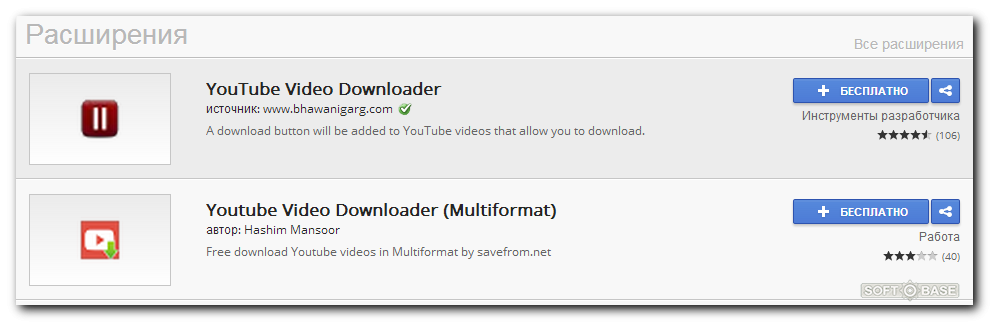 Download video youtube chrome